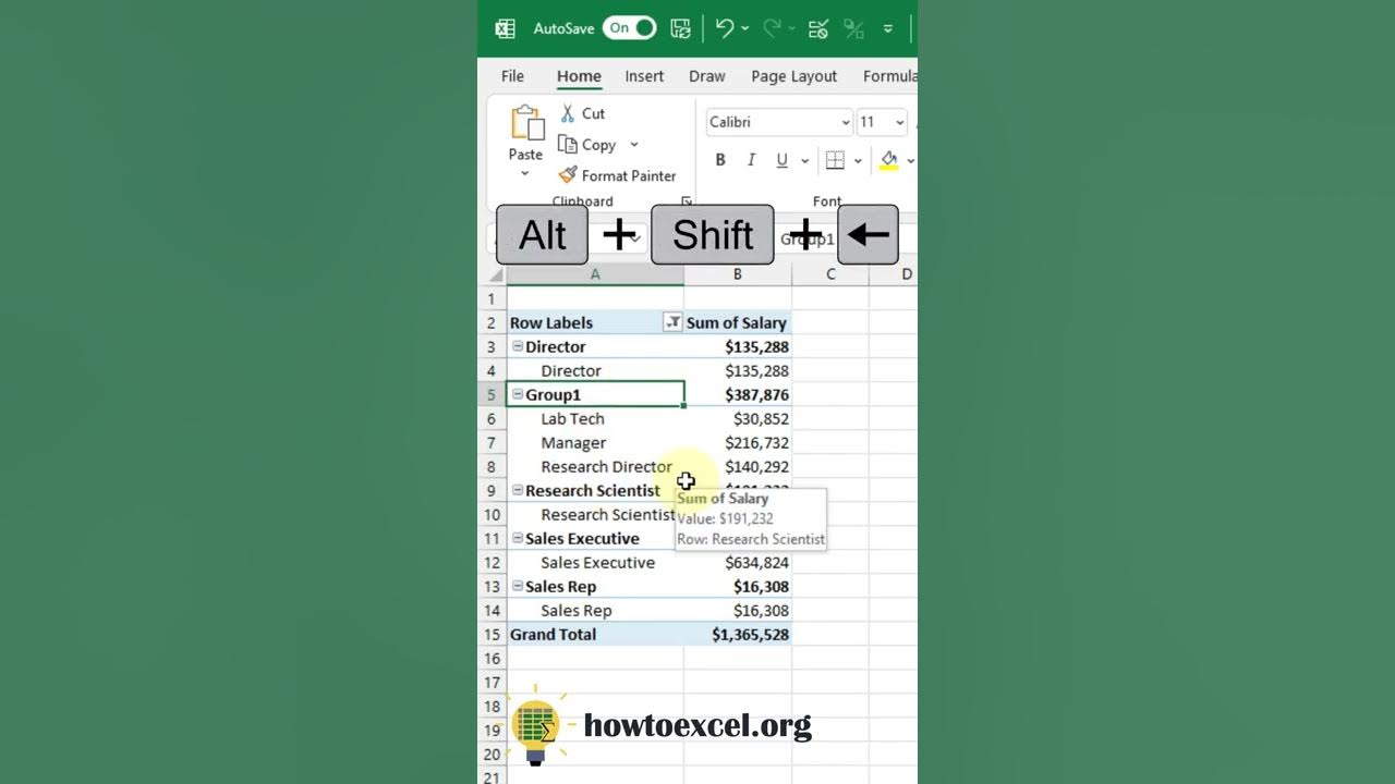 Top 5 Pivot Table Shortcuts YouTube
