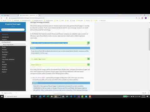 ogamma Visual Logger for OPC How To series, part 1: Deploy in Docker