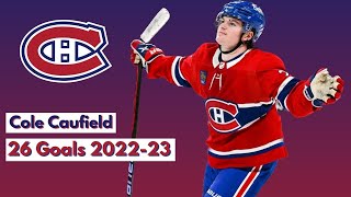 Cole Caufield (#22) All 26 Goals of the 2022-23 NHL Season