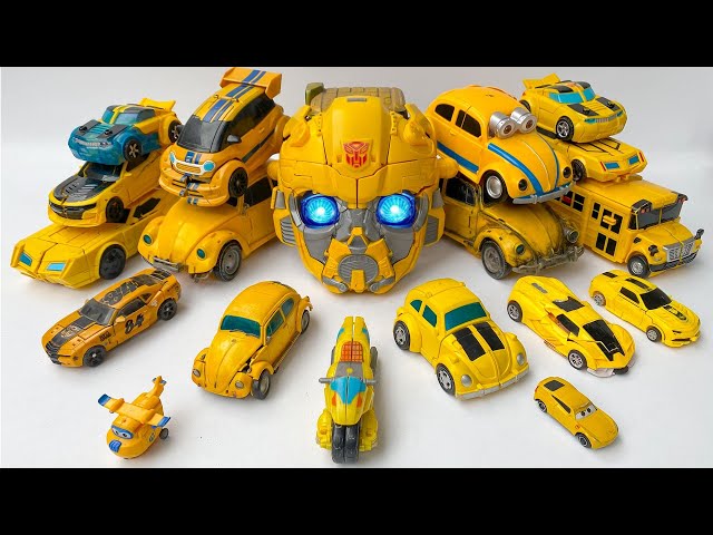 BÃI ĐỖ XE ÔTÔ ROBOT BIẾN HÌNH BUMBLEBEE - Robot Tobot Xe Tải Cần Cẩu Xe Ủi Quái Thú Phiêu Lưu class=