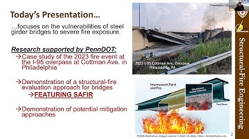 Lehigh University - SAFIR for modeling the I-95 bridge fire-induced collapse