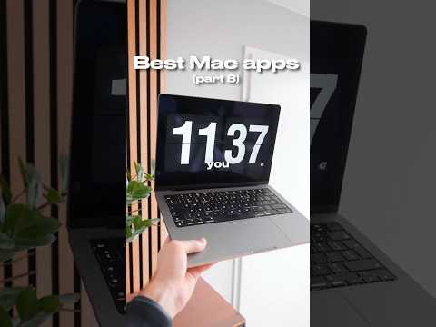 How to set a flip clock as your screensaver!???????? #macbookpro #bestapps #applemac