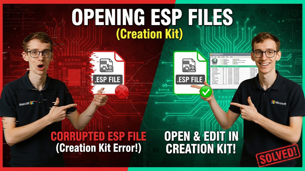 Opening ESP Files (Creation Kit) - YouTube