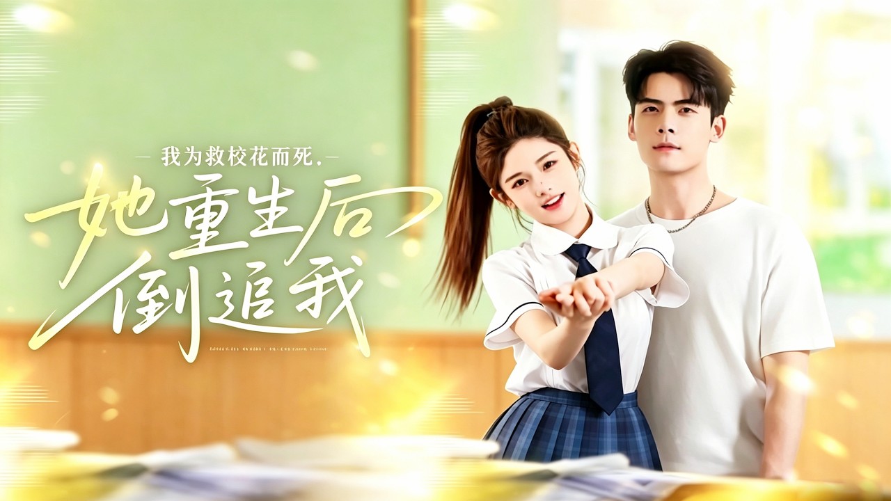【全集】陳柏喬&上官美美 💖 捨命救同桌後，竟雙雙重返18歲？校花同桌上一秒高冷，下一秒變黏人精，還說要追我！ 🔥#短劇 #甜寵 #重生 #救贖 #校園 #青春
