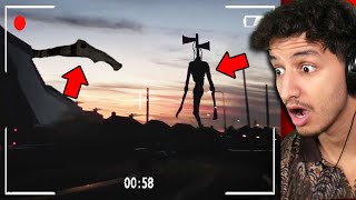SIREN HEAD vs LONG HORSE Caught on CAMERA! (Real Life)