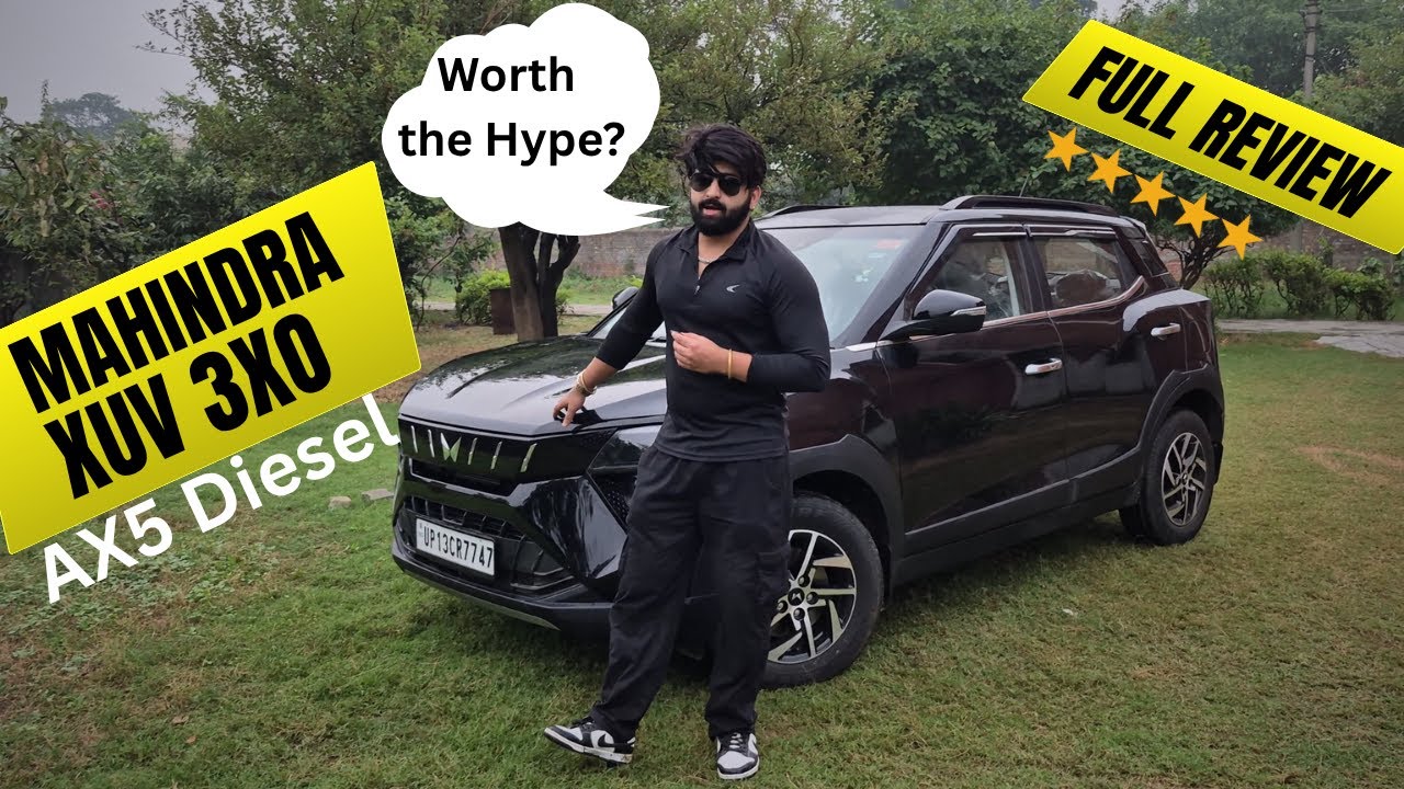 Mahindra XUV 3XO Diesel AX5 Review | Real Mileage, Performance & Features Explained!
