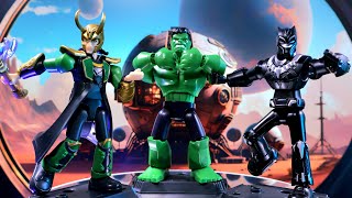 Marvel Hero Build | Loki | Hulk | Black panther | Blokees Infinity Saga | Speed Beat Build screenshot 1