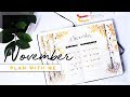 NOVEMBER 2018 Plan With Me || Bullet Journal Monthly Setup