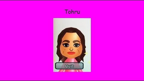 Wii Party new CPU Mii Tohru