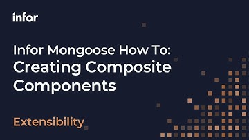 How To Create Composite Components in Infor Mongoose