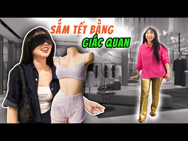 Thử Thách Dùng Giác Quan Thứ 6 Để Sắm Quần Áo | H&M CHANNEL class=