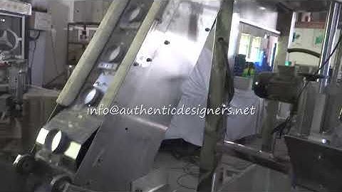 jar filling line with multihead weigher capping and labeling