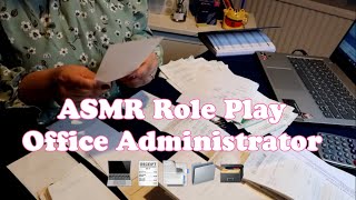 ASMR Role Play - Office Administrator (lots of paper crinckle sounds) screenshot 2