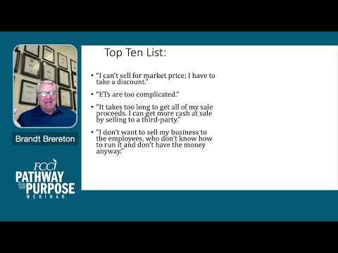 Top 10 Reasons why you should not sell your company to an ESOP
