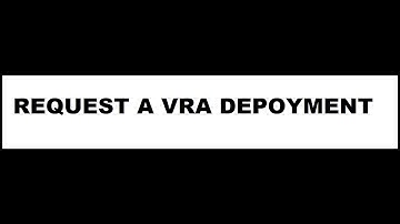 VRA8 - VRO - Request a VRA Deployment#StepbystepPracticals