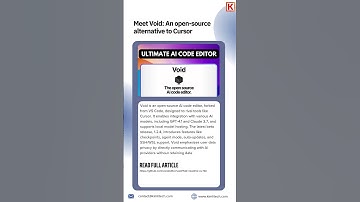 Meet Void: An open-source alternative to Cursor