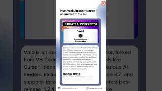 Meet Void: An open-source alternative to Cursor