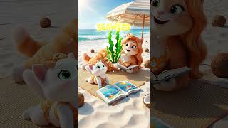 Do You Know This Sea Animal? 🌊🐱 #AIcatstory #kidslearning  #animation