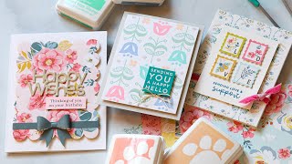 3 Cards with Simons March 2023 Card Kit