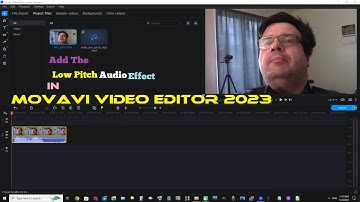 Add The Low Pitch Audio Effect In Movavi Video Editor 2023