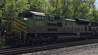 Norfolk Southern freight trains at Lewistown, PA (04/28/2024)
