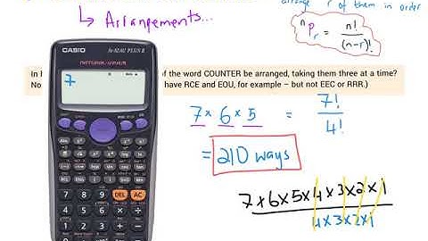 6HL Probability - Permutations