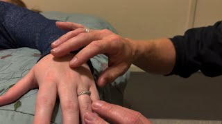 Whispered Comfort ASMR 🌙 | Gentle Hands, Hair Brushing & Light Massage 💆‍♀️ 