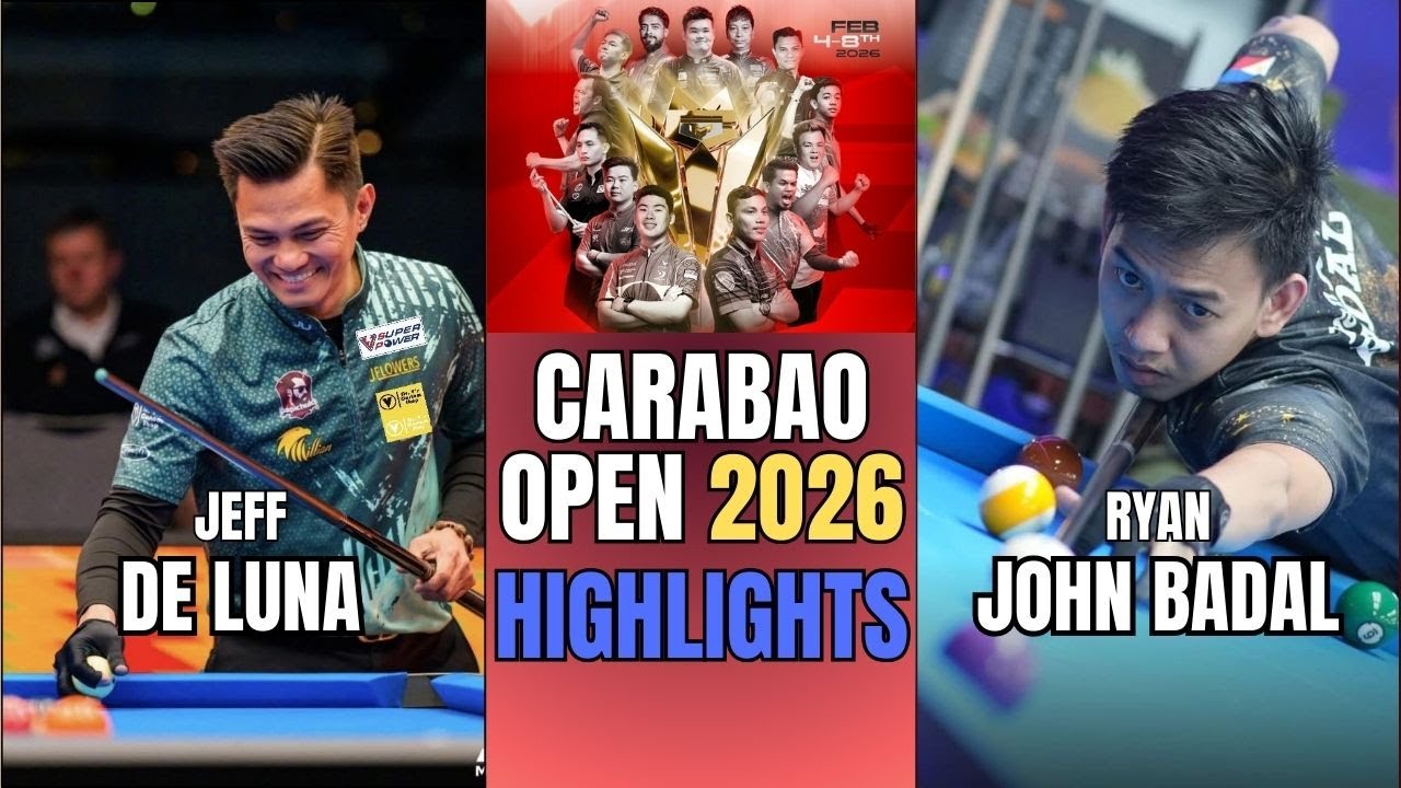 JEFF DE LUNA - RYAN JOHN BADAL | CARABAO INTERNATIONAL OPEN 2026 | HIGHLIGHTS