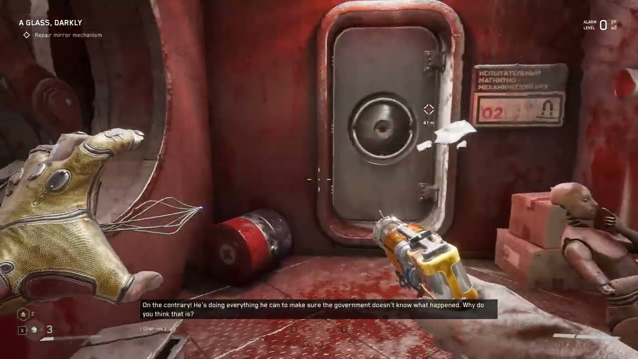 Atomic Heart - Repairing Mirror Mechanism and Entering Exhibition 4K (RTX 4090)