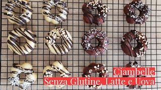 CIAMBELLE VEGANE E SENZA GLUTINE CON FARINE NATURALI-Vegan Gluten Free Donuts- Cucina dei Senza