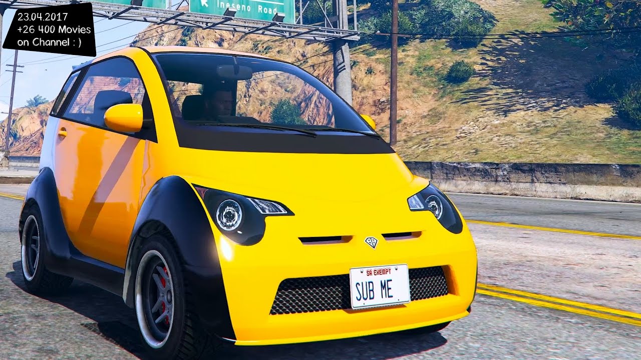 Benefactor Panto Cabriolet New ENB Top Speed Test GTA Mod REVIEW - YouTube.