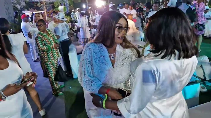 ARRIVAL OF IYABO OJO AT K1 DE ULTIMATE 2023 WHITE PARTY