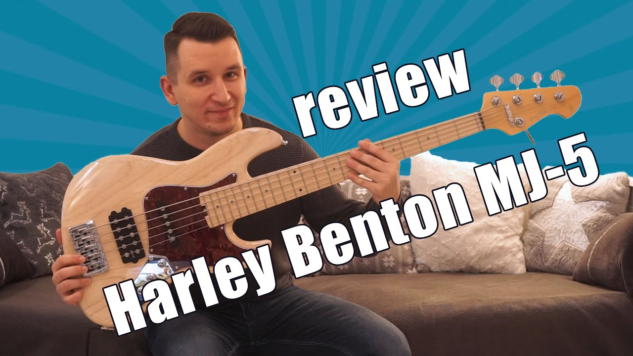 Harley Benton Enhanced MJ 5MN Milky - YouTube