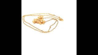 Van Cleef & Arpels Frivole 3-Flower Diamond Pendant Necklace 0.16ct 6.2g Van Cleef & Arpels Frivole 3-Flower Diamond Pendant Necklace 0.16ct 6.2g