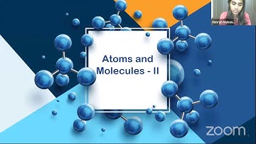 Atoms And Molecules | Molecules Of Elements | Class 9 | Online Class | Session 2 - Swiflearn
