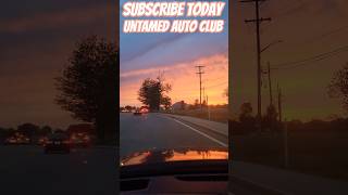 SUNSET CRUISING! #automobile #wow #car #cadillac #ctsv #sunset #cruise #summer #shorts #fyp #happy