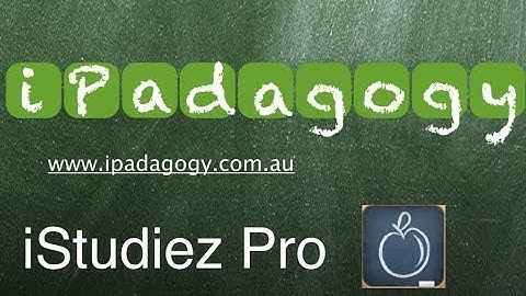 iPadagogy - App Review - iStudiez Pro Tutorial