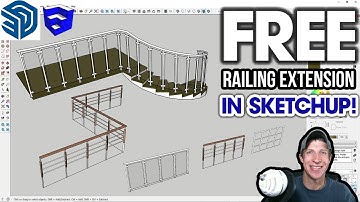 New FREE Railing Extension for SketchUp? Check out Maj Rail!