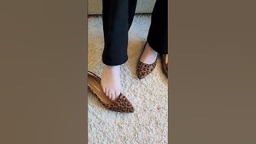 Putting On Leopard Print Flats #venjent #funkymonkey