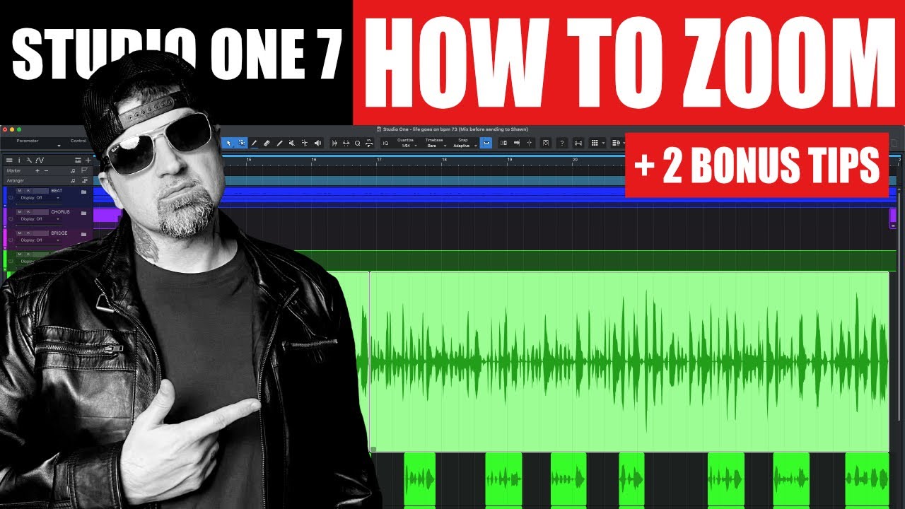 Studio One Pro 7 – Zoom Like a Pro Faster Workflow Tips - YouTube