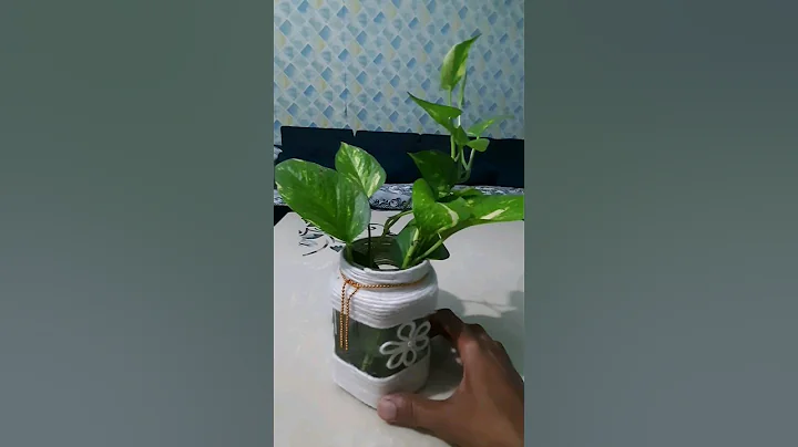 Best out of Waste#Glass Jar decor #diy #viral #foryou #youtubeshorts