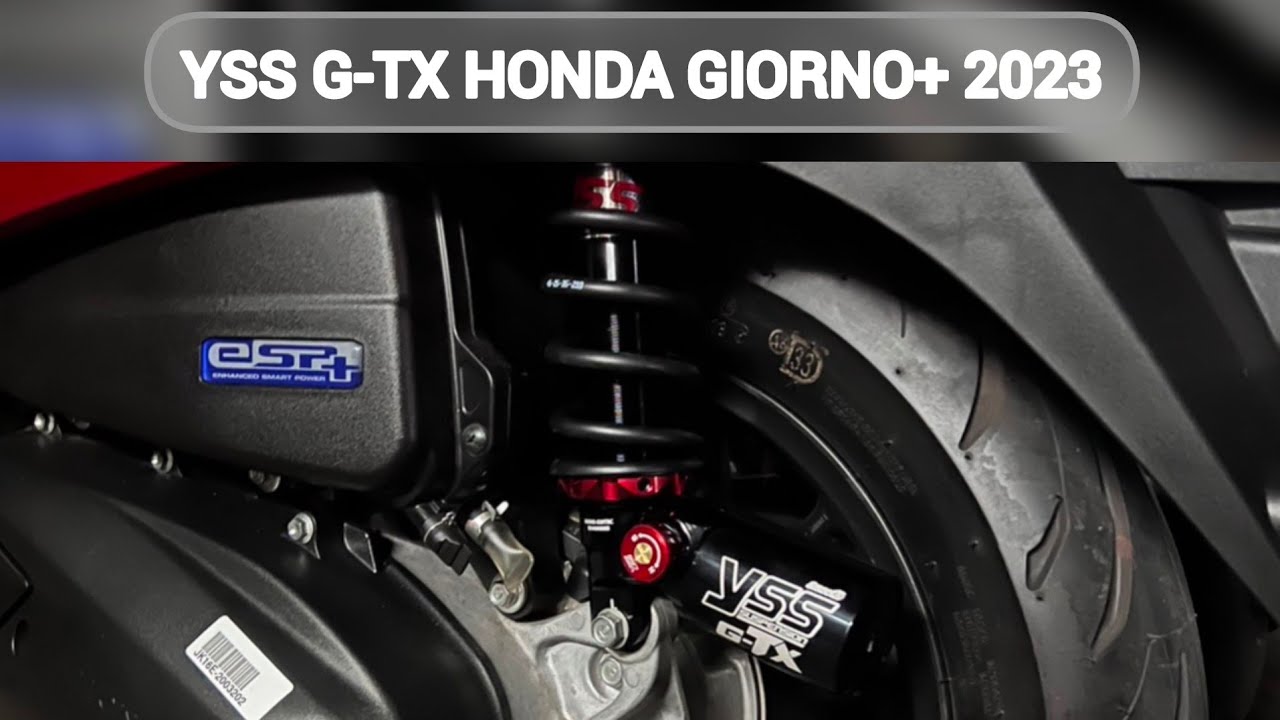 YSS G-TX ตัวล่าสุด'2023 ใส่ Honda Giorno+2023ตรงรุ่น #yss #honda #giorno #ep2
