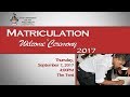 UWI Mona Matriculation Ceremony 2017 UWI Mona Matriculation Ceremony 2017