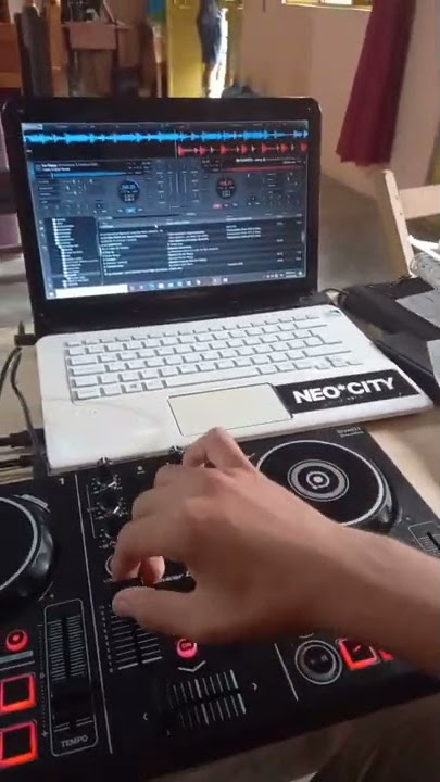 mi primera mezcla en la ddj200