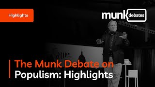 The Munk Debate On Populism Highlights