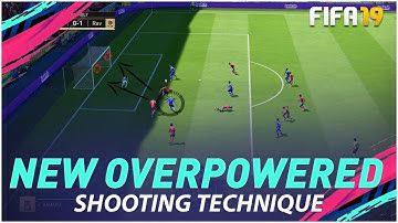 FIFA 19 NEW OVERPOWERED SHOOTING TECHNIQUE - THE NEAR POST DRIVEN SHOT TIMED FINISHING !!! TUTORIAL