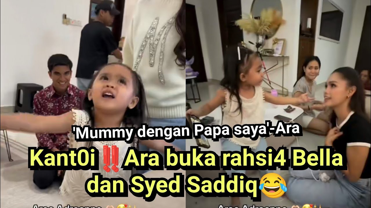 LIVE🔴 Comel Je Ara Buka rahsi4 Mummy dan Papa Saddiq😍😂