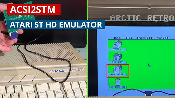 The ACSI2STM - A nifty SD hard drive emulator for the Atari ST machines