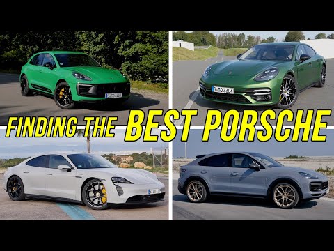 Porsche Macan Vs Cayenne Vs Taycan Vs Panamera Vs 911 Vs 718 - The Best Porsche All In One Video!