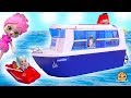 Strange Vacation Trip 3 - Shopkins Happy Places Shoppies Dolls Playmobil Toy Video